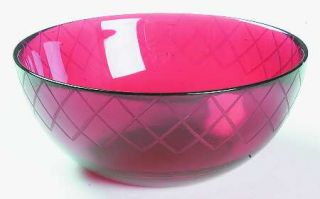  Colin Cowie Ruby Glassware Individual Salad Bowl, Fine China Dinnerware