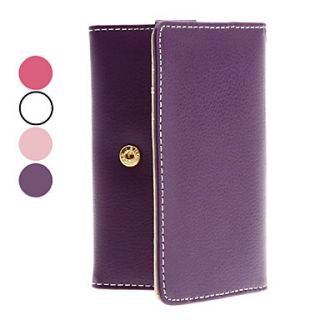PU Leather Case with Card Slot for iPhone 4 and iTouch
