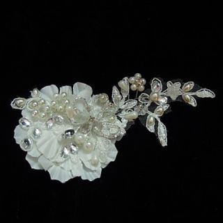Gorgeous Satin/Lace With Rhinestone/Pearl Womens Fascinators