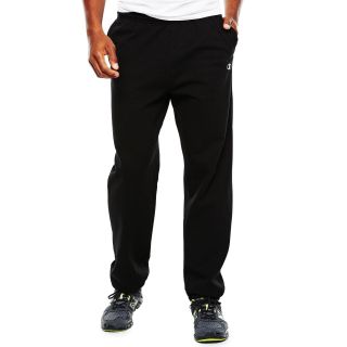 Champion Relaxed Fit Fleece Pants, Black, Mens