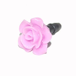 Rose 3.5 MM Plastic Anti dust Earphone Jack for iPhone and iPad