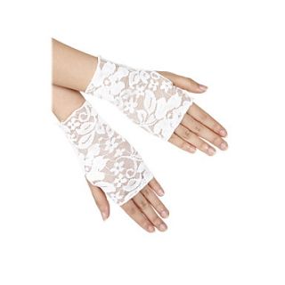 Womens Lace Fingerless Wrist Length Fashion/Party Gloves (More Colors)