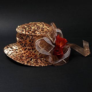 Elegant Satin / Alloy With Flower Partying/ Honeymoon Hat