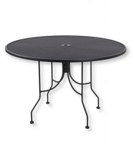 Wrought Iron Mesh Dining Table, Round