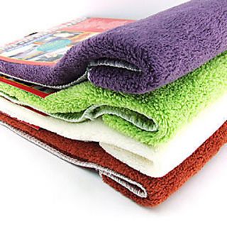 Kitchen Cleaning Textile Water Sucking Cloth Rag (Random Color)