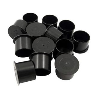 1000Pcs Cylindrical Black Small Tattoo Ink Cup