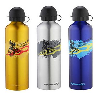750ML Aluminum Alloy Outdoor Sports Bottle with Dustproof Cover 52136