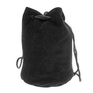 Protective Cotton Flannel Bag for Camera Lens C1 (70 x 105 mm, Black)