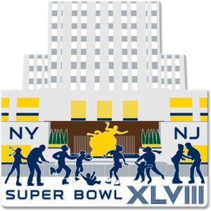 Super Bowl XLVIII Wincraft Super Bowl XLVIII Rockefeller Pin