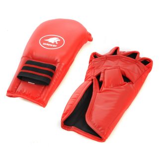 Lion Martial Arts Large Red Grappling Glove Pair