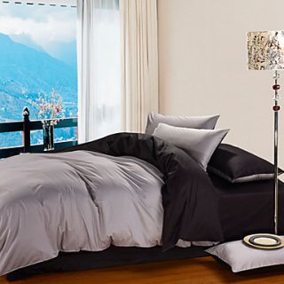 4 Piece Chloe Double Face Cotton Duvet Cover Set