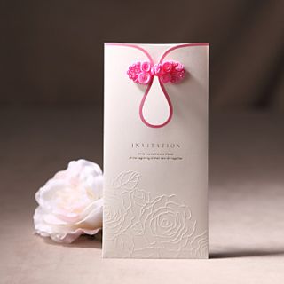 Flower Pattern Wedding Invitation (Set of 50)
