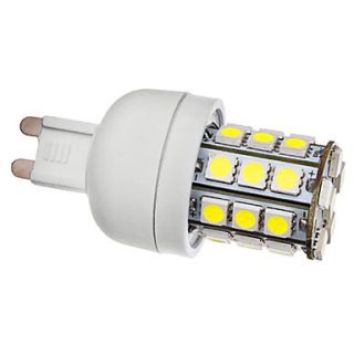 G9 3.5W 30x5050SMD 300 330LM 5500 6000K Natural White Light LED Corn Bulb (AC 110 130/AC 220 240 V)