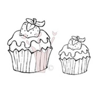 Fall Cling Stamp 3.75x6.5 Package tildas Yummy Cakes