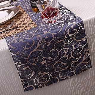 European Style Floral Pattern Polyester Table Runner