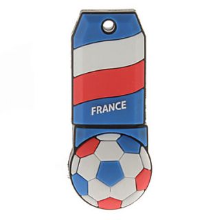 France Ball Shaped Plastic USB Stick 8G