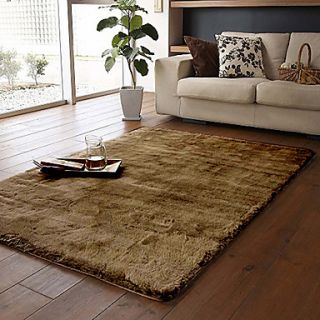 140cm 200cm Classic Solid Silky Microfiber Bonded Rug