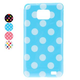Stylish Dots Pattern Soft Case for Samsung Galaxy S2 I9100 (Assorted Colors)