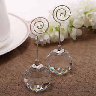 Nice Crystal Ball Place Card Holder (Card Not Included)