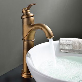 Sprinkle by Lightinthebox   Antique Inspired Bathroom Sink Faucet   Antique Brass Finish
