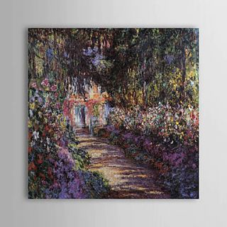 Famous Oil Painting A Flowered Garden by Claude Monet