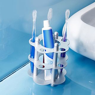 Contemporary Style Anodizing Finish Aluminum Toothbrush Holder