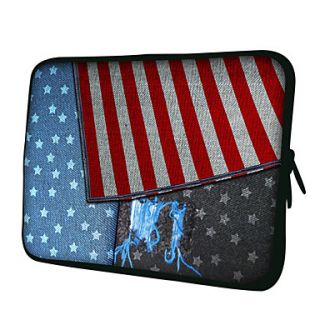 American Flag Pattern Waterproof Sleeve Case For 7/10/11/13/15 Laptop MN18035