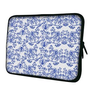 Blue And White Porcelain Pattern Waterproof Sleeve Case For 7/10/11/13/15 Laptop MN18045