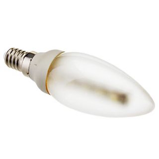 E14 2.5W 145 180LM 16x5050SMD 6000 6500K Milky Cover White Light LED Candle Bulb(220 250V)