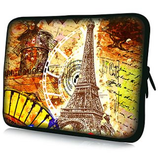 Eiffel Tower Pattern Pattern Waterproof Sleeve Case For 7/10/11/13/15 LaptopTablet