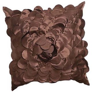 Modern Coffee Purl Polyester Decorative Pillow Cover
