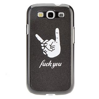 Finger Pattern Hard Case for Samsung Galaxy S3 I9300