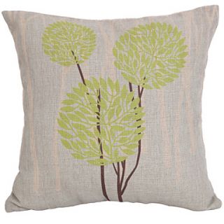 Country Green Life Cotton/Linen Decorative Pillow Cover