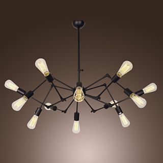 Stylish Pendant Light with 12 Lights and 12 Robot Style Arms