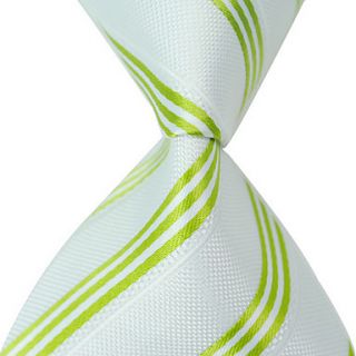 Mans Stylish Fashion Classic Stripes Woven Necktie
