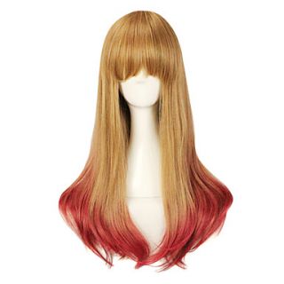 Brown and Wine Red 65cm Sweet Lolita Wig