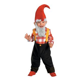 Garden Gnome Infant/Toddler Costume, Red/Black, Boys