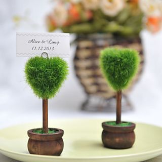 Unique Topiary Photo Holder/Place Card Holder (Set of 4)