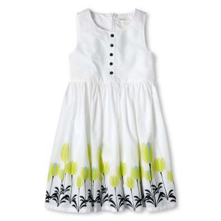 DREAMPOP by Cynthia Rowley Tulip Dress   Girls 6 16, White, Girls