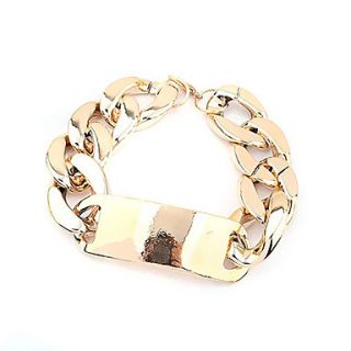 Gold Plated Alloy 8 Connected Bracelet