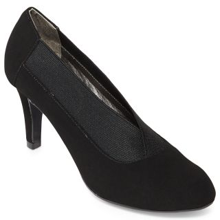 Soft Style by Hush Puppies Carlie Stretch Vamp Pumps, Black, Womens