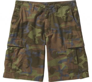 Mens Patagonia All Wear Cargo Shorts 57697   Forest Camo/Hickory Cargo Shorts
