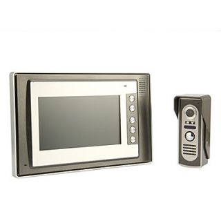 7 Inch Video Door Phone Doorbell Intercom Kit 1 camera 1 monitor Night Vision