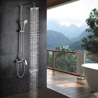 Sprinkle by Lightinthebox  Contemporary Chrome Finish Shower Faucet with Handheld and 8 Showerhead
