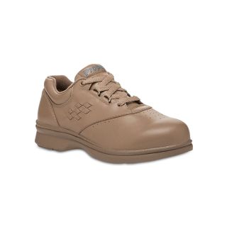 Propet Vista Lace Up Walking Shoes, Taupe, Womens