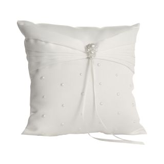 IVY LANE DESIGN Ivy Lane Design Charming Pearls Ring Bearer Pillow, White