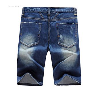 Mens Casual Mid Length Jeans