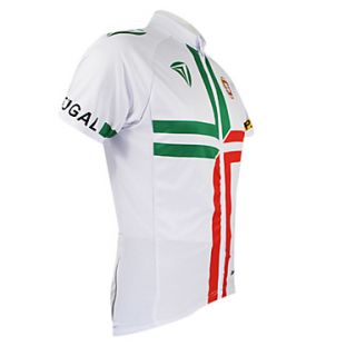 Kooplus2013 Championship Jersey Portugal 100% Polyester Wicking Fibers Cycling T Shirt with Reflective Tape