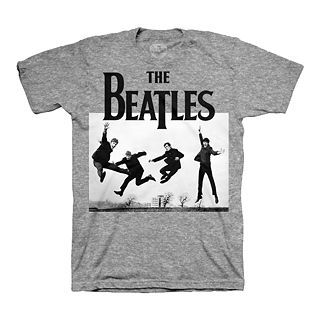 Beatles Jump Graphic Tee, Htr Gry Beatles, Mens
