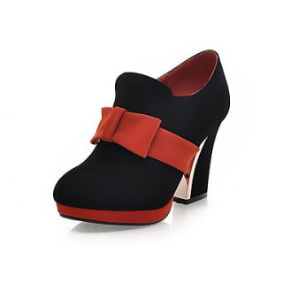 Fabulous Suede Chunky Heel Ankle Boots with Bowknot Party/Evening Shoes(More Colors)